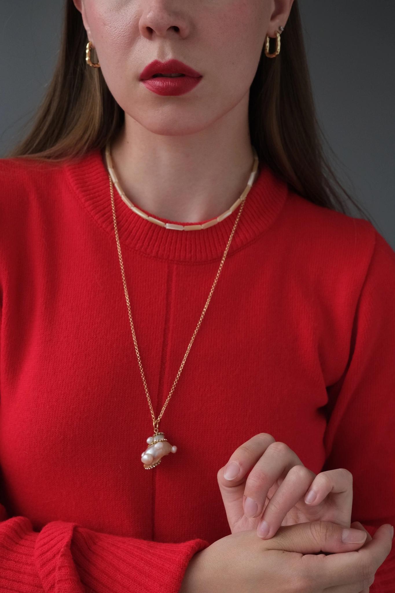 Product image 4: Choker «Honey Mother of Pearl»