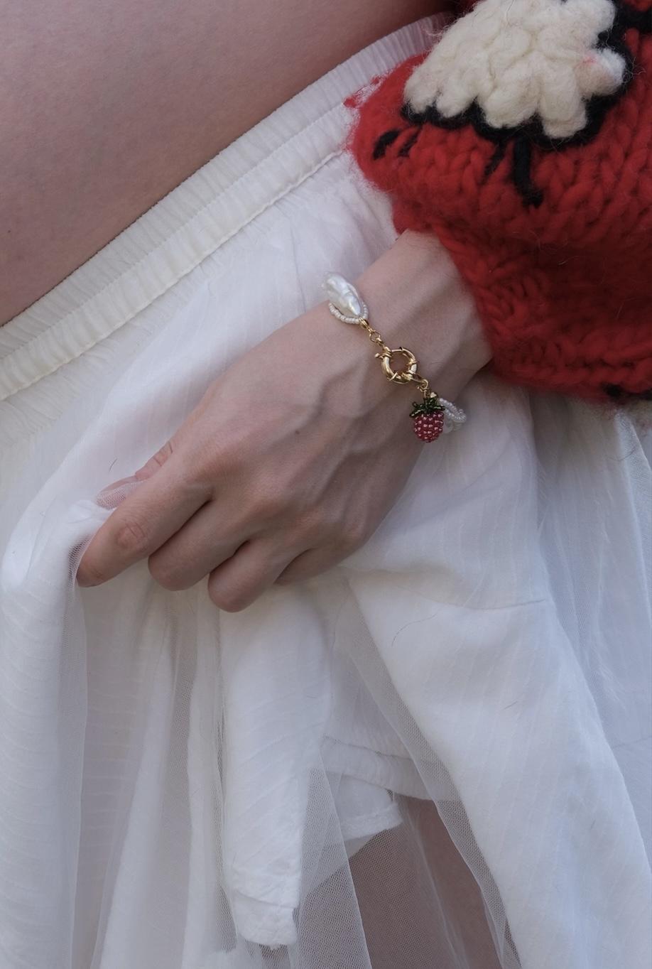 Изображение товара 2: Браслет из барочного жемчуга и жемчужного бисера