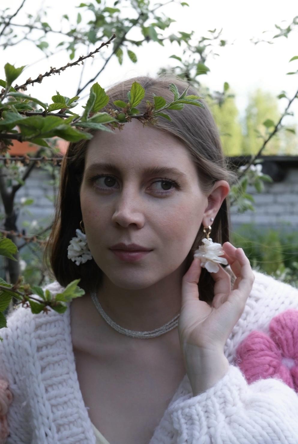 Изображение товара 2: Серьги «Одуванчики»