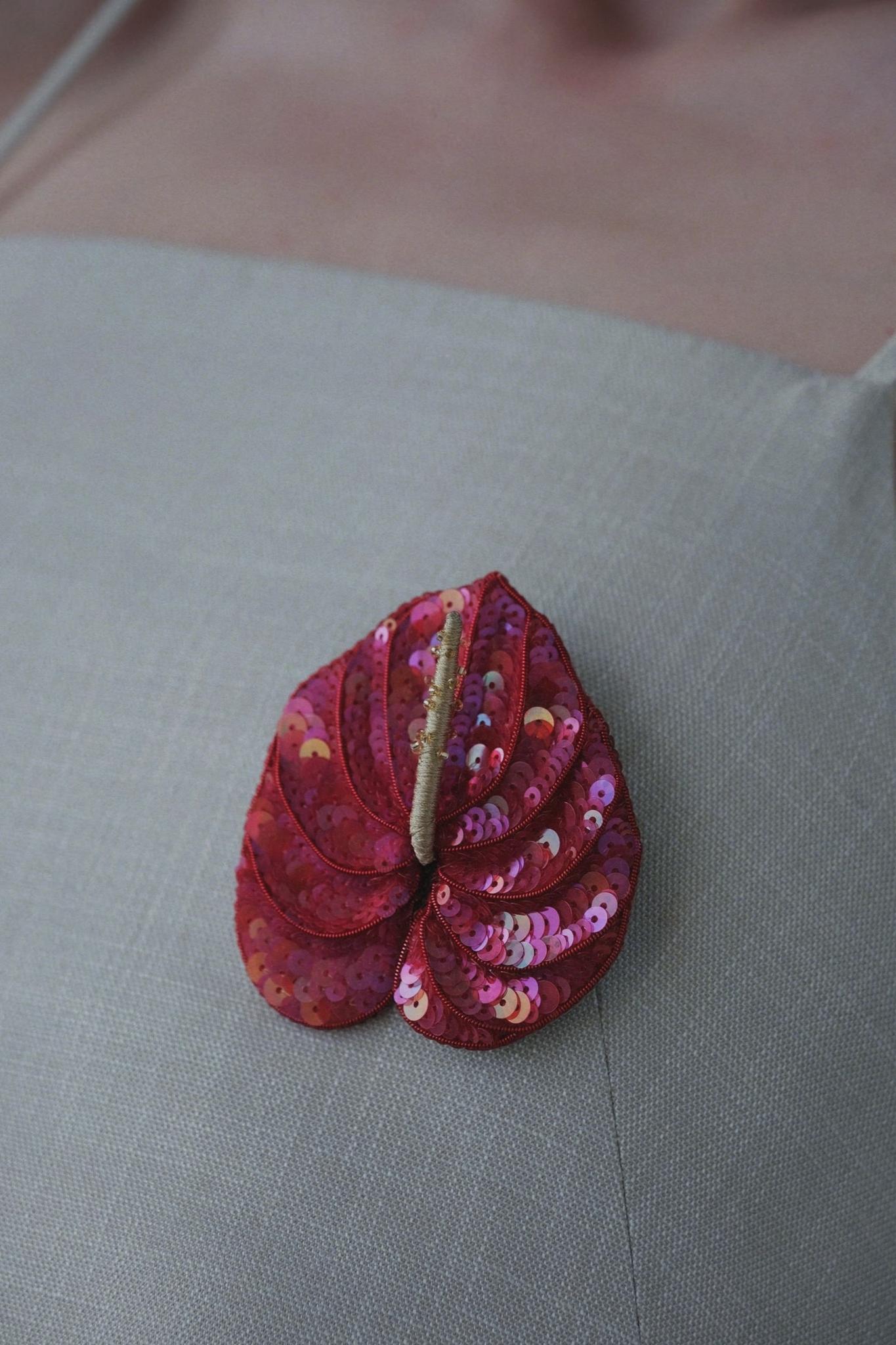 Product image 5: Brooch «Anthurium»