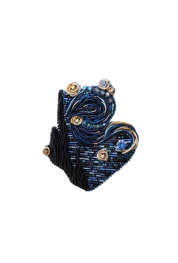 Product image: Brooch «Starry Night by Van Gogh»