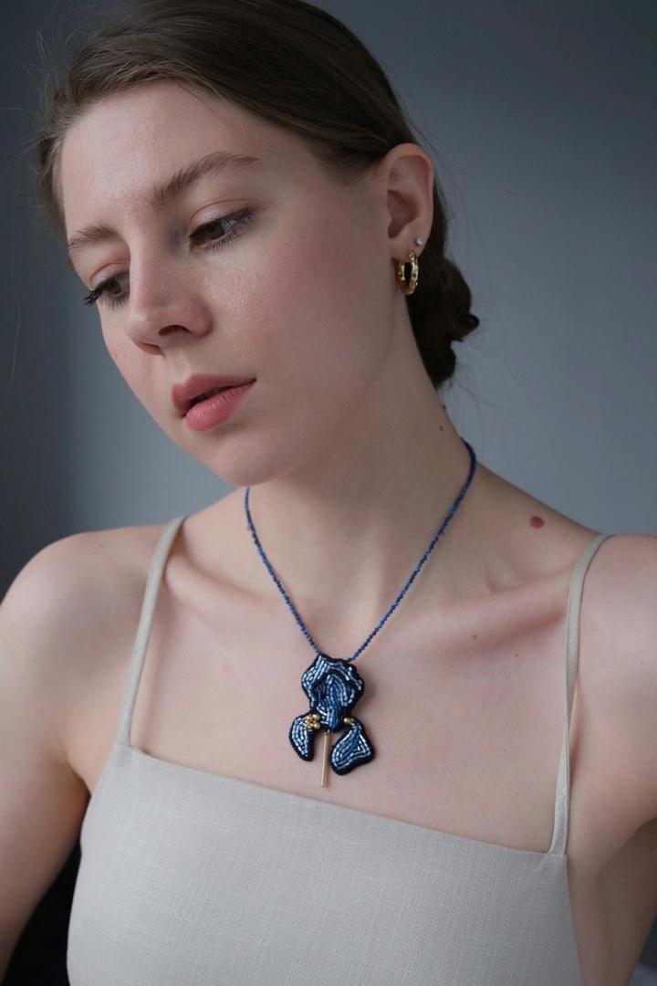 Product image 6: Pendant/brooch «Van Gogh's Iris»